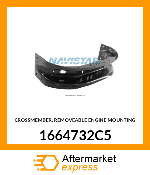 CROSSMEMBER, REMOVEABLE ENGINE MOUNTING 1664732C5