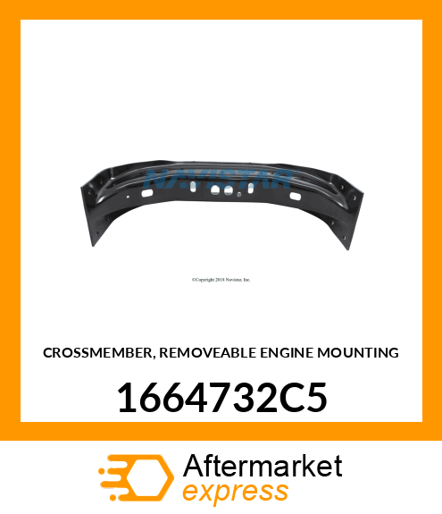 CROSSMEMBER, REMOVEABLE ENGINE MOUNTING 1664732C5