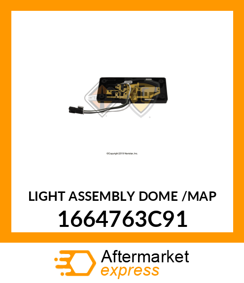 LIGHT ASSEMBLY DOME /MAP 1664763C91
