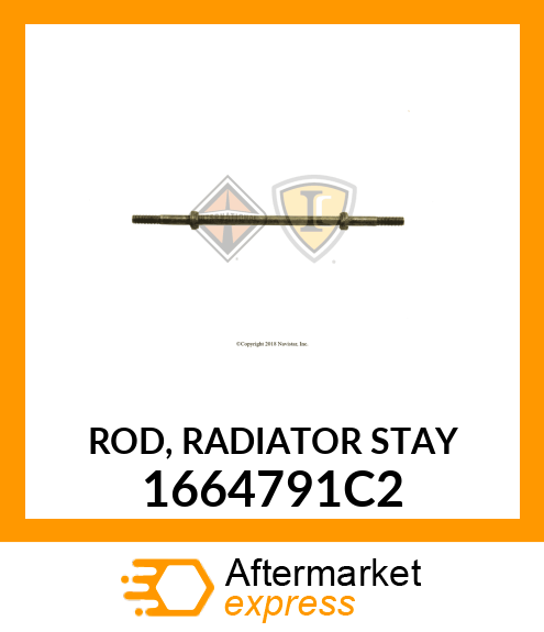 ROD, RADIATOR STAY 1664791C2