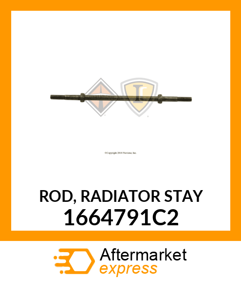 ROD, RADIATOR STAY 1664791C2