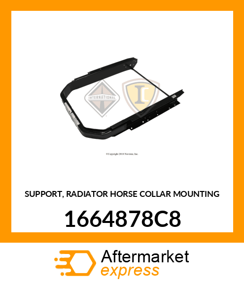 SUPPORT, RADIATOR HORSE COLLAR MOUNTING 1664878C8