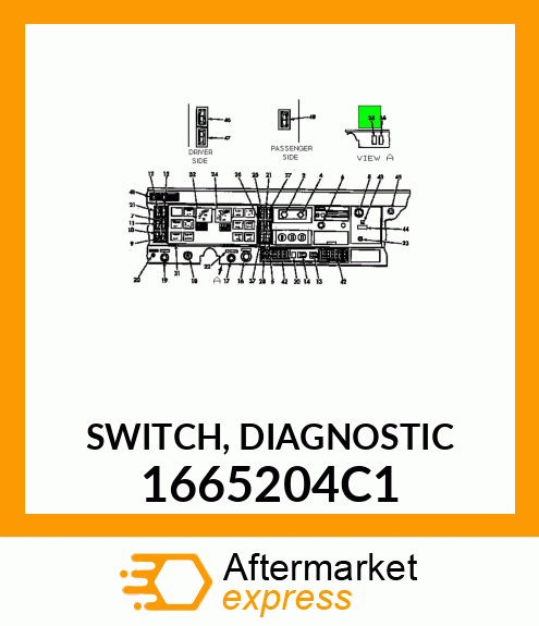 SWITCH, DIAGNOSTIC 1665204C1