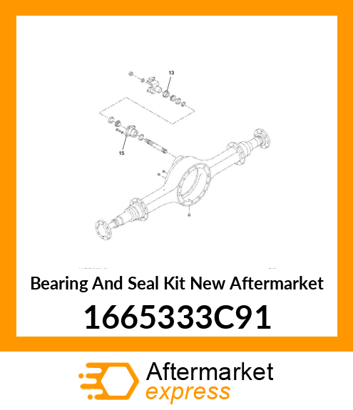 Bearing And Seal Kit New Aftermarket 1665333C91