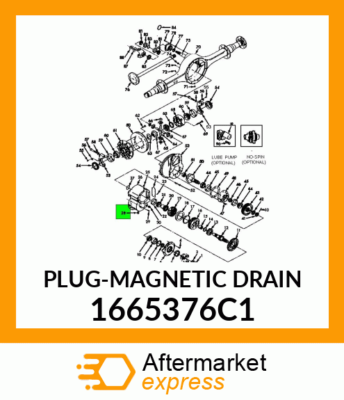 PLUG-MAGNETIC DRAIN 1665376C1