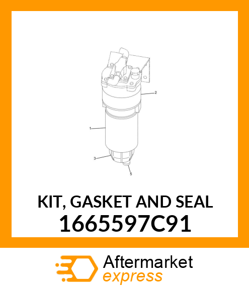 KIT, GASKET AND SEAL 1665597C91