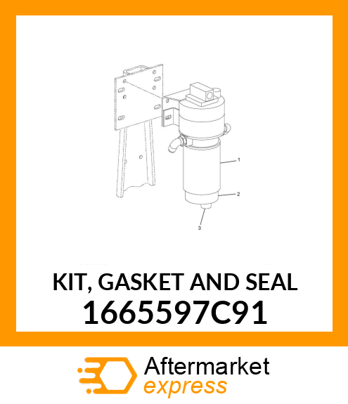 KIT, GASKET AND SEAL 1665597C91