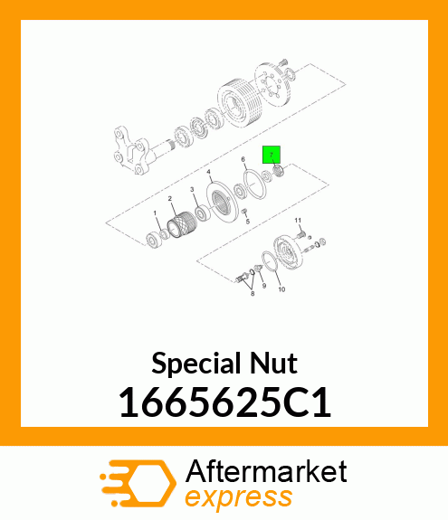 Special Nut 1665625C1