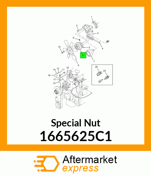 Special Nut 1665625C1