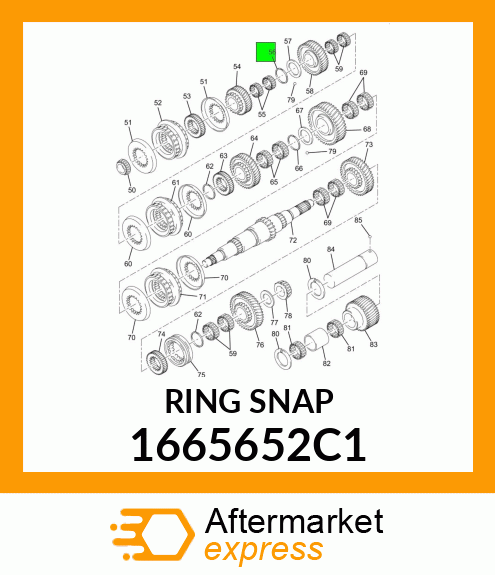 RING SNAP 1665652C1