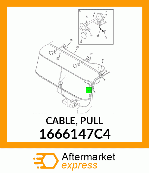 CABLE, PULL 1666147C4