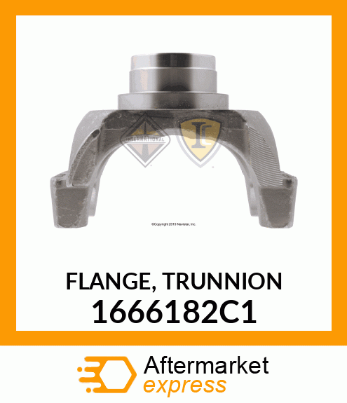 FLANGE, TRUNNION 1666182C1