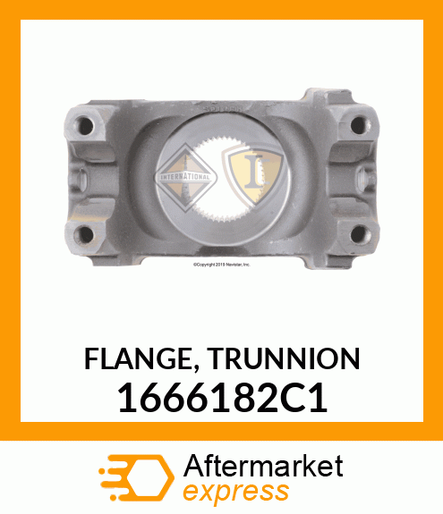 FLANGE, TRUNNION 1666182C1