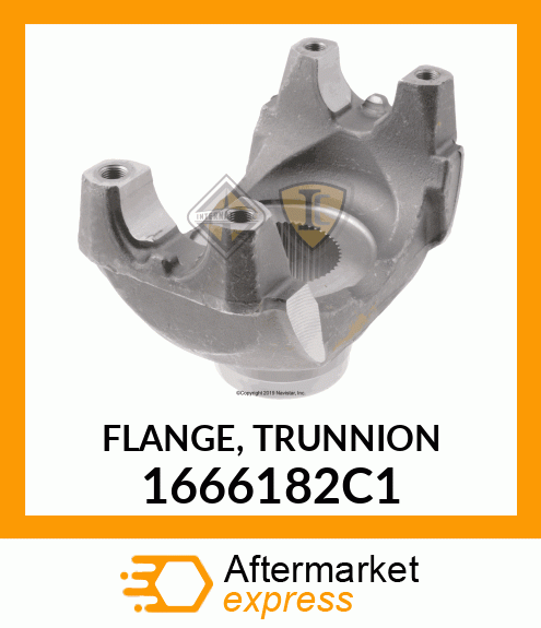 FLANGE, TRUNNION 1666182C1