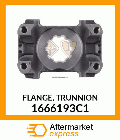 FLANGE, TRUNNION 1666193C1