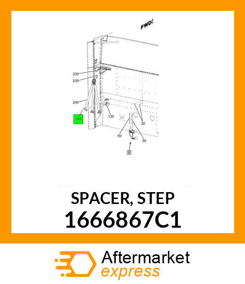 SPACER, STEP 1666867C1