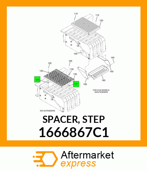 SPACER, STEP 1666867C1