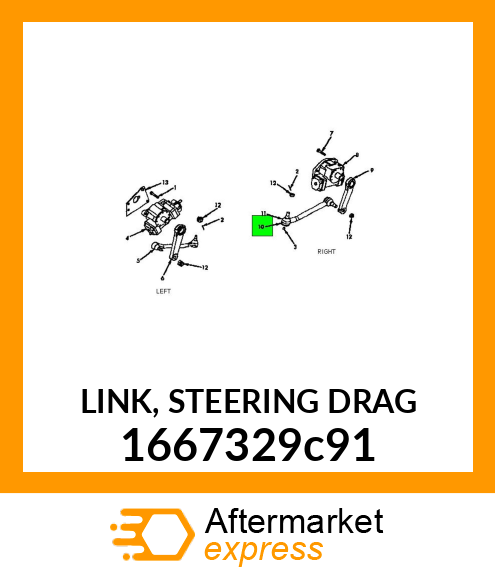 LINK, STEERING DRAG 1667329c91