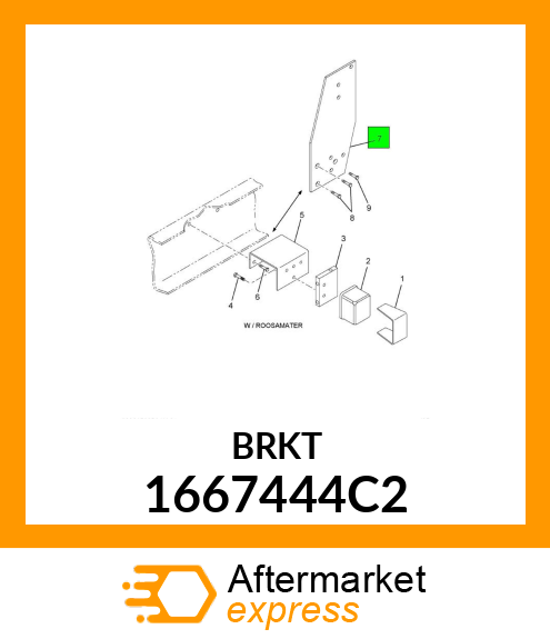 BRACKET FUEL FILTER MOUNTING 1667444C2