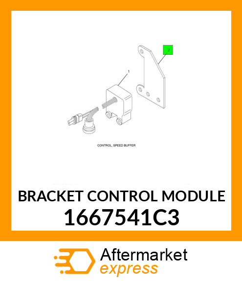 BRACKET CONTROL MODULE 1667541C3