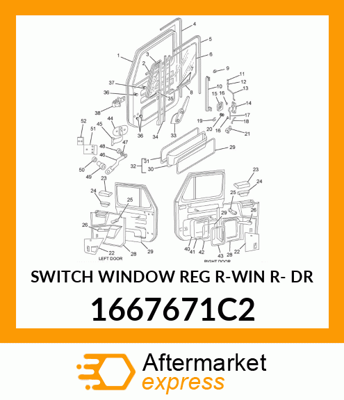 SWITCH WINDOW REG R-WIN R- DR 1667671C2