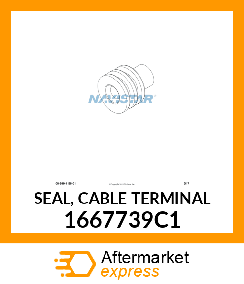 SEAL, CABLE TERMINAL 1667739C1