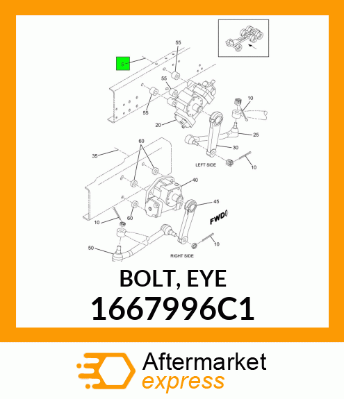 BOLT, EYE 1667996C1