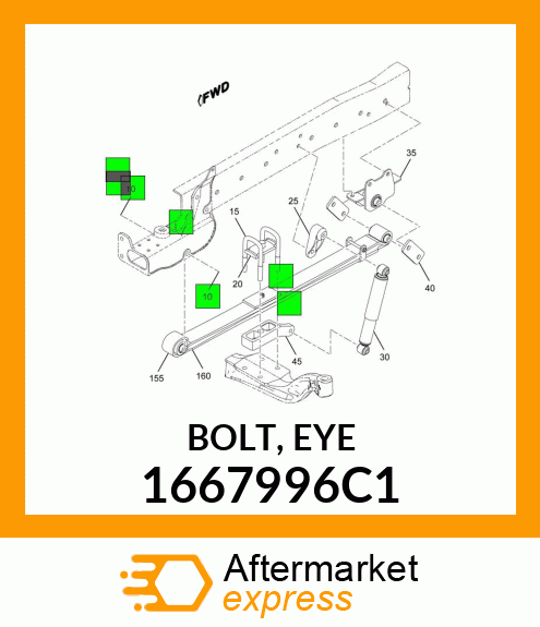 BOLT, EYE 1667996C1