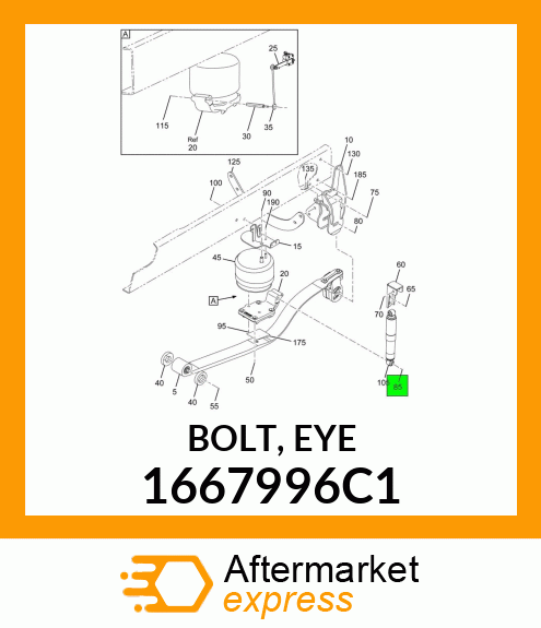 BOLT, EYE 1667996C1