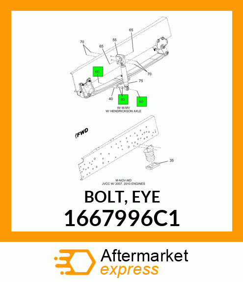 BOLT, EYE 1667996C1