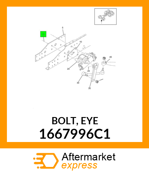 BOLT, EYE 1667996C1