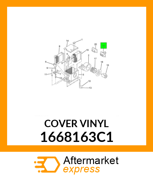 COVER VINYL 1668163C1