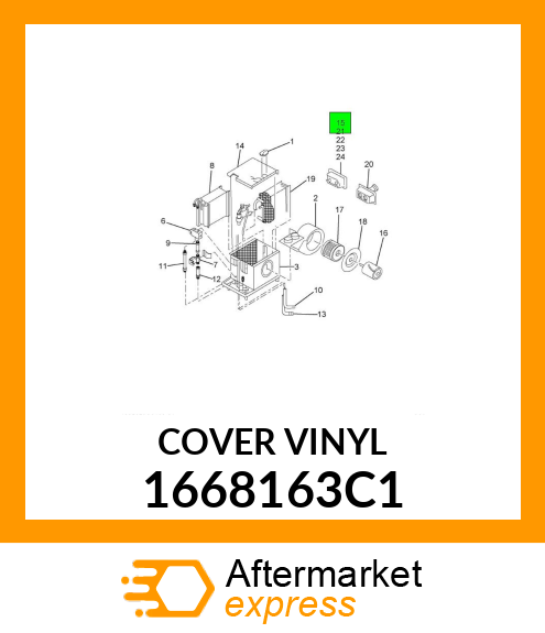 COVER VINYL 1668163C1