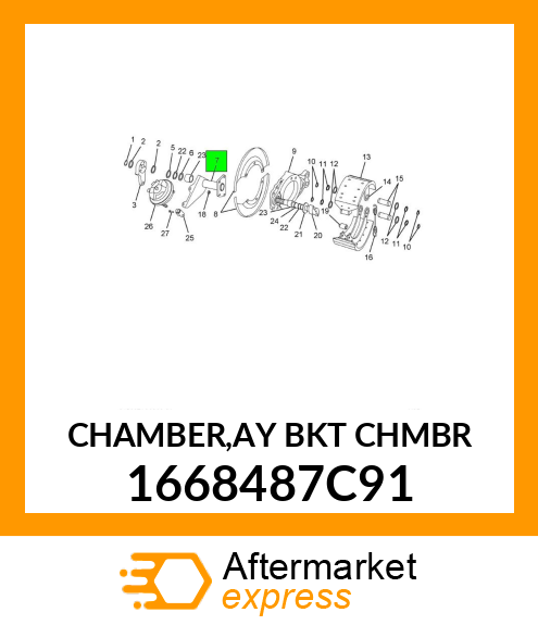 CHAMBER,AY BKT CHMBR 1668487C91