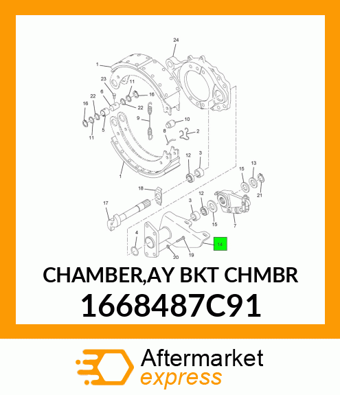 CHAMBER,AY BKT CHMBR 1668487C91