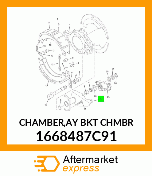 CHAMBER,AY BKT CHMBR 1668487C91