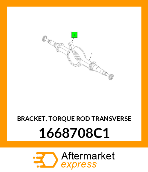 BRACKET, TORQUE ROD TRANSVERSE 1668708C1