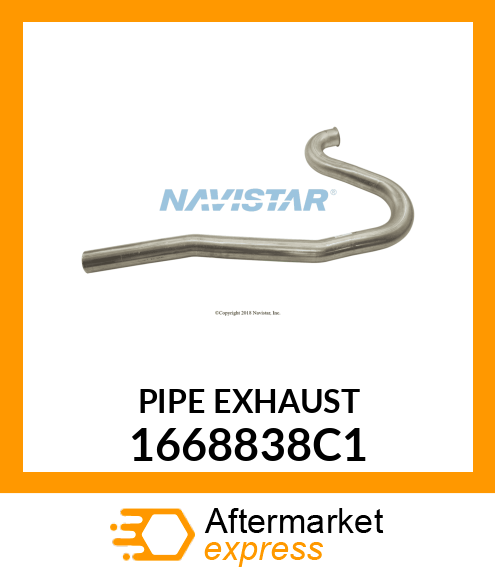 PIPE EXHAUST 1668838C1