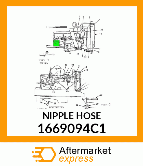 NIPPLE HOSE 1669094C1