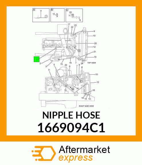 NIPPLE HOSE 1669094C1