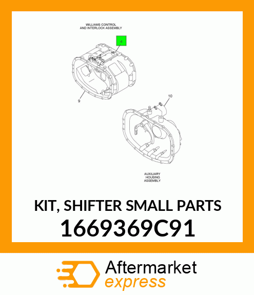 KIT, SHIFTER SMALL PARTS 1669369C91