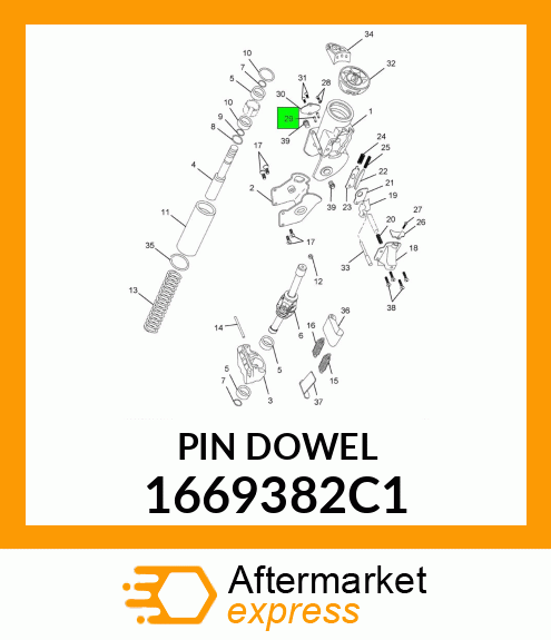 PIN DOWEL 1669382C1