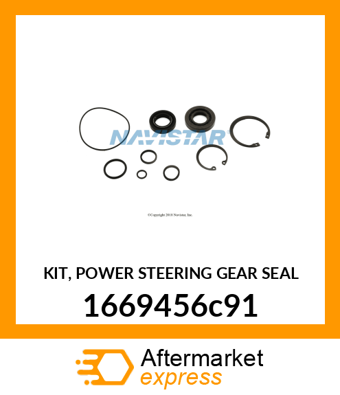 KIT, POWER STEERING GEAR SEAL 1669456c91