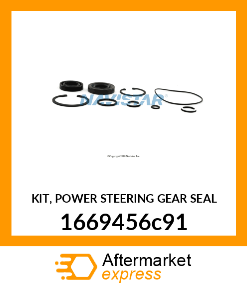 KIT, POWER STEERING GEAR SEAL 1669456c91