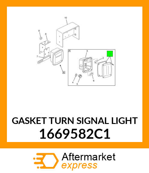 GASKET TURN SIGNAL LIGHT 1669582C1