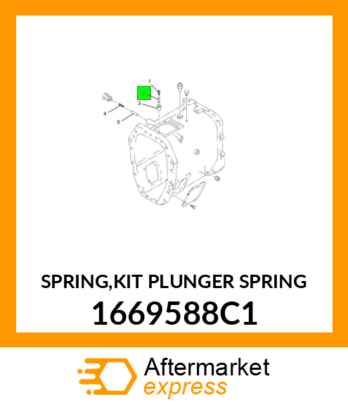 SPRING,KIT PLUNGER SPRING 1669588C1