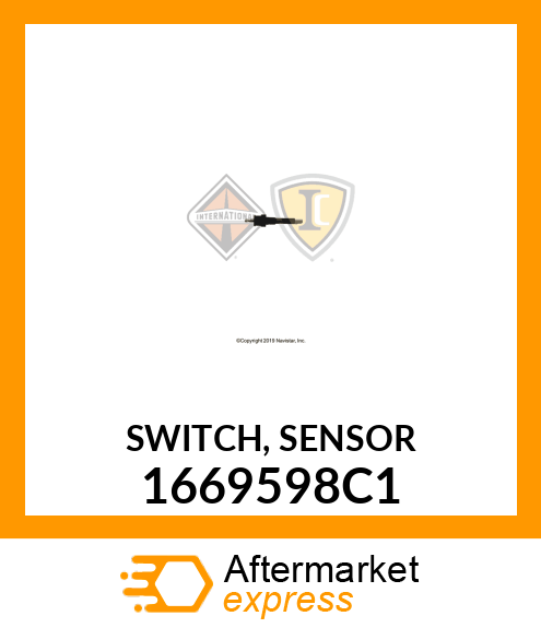 SWITCH, SENSOR 1669598C1