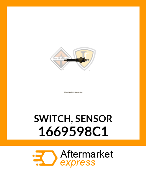 SWITCH, SENSOR 1669598C1