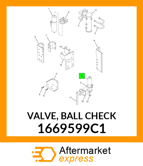 VALVE, BALL CHECK 1669599C1