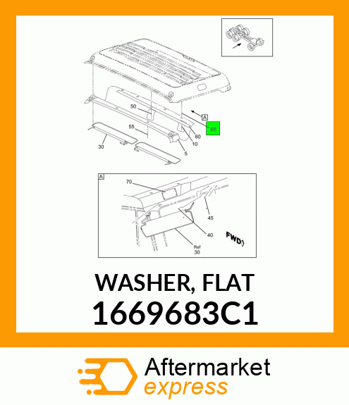 WASHER, FLAT 1669683C1